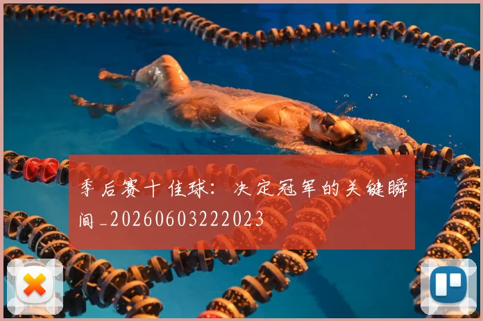 季后赛十佳球：决定冠军的关键瞬间_20260603222023